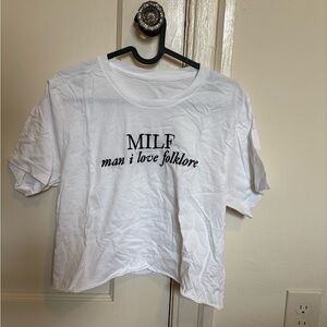 Taylor Swift MILK White Graphic Tee